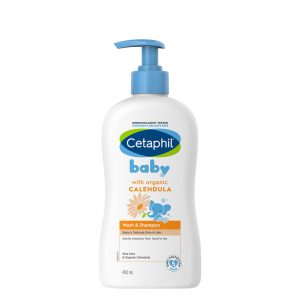 Cetaphil Baby Wash & Shampoo with Organic Calendula(400ml