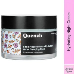 Quench Intense Hydration Night Cream (Korean Mask) for Dewy Skin with Birch Juice(10 ml)
