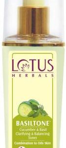 LOTUS HERBALS Basiltone Cucumber & Basil Clarifying & Balancing Toner Men(100 ml)