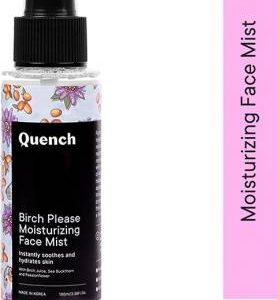 Quench 1% Birch Juice Moisturizing Face Mist to Hydrate Dry Irritated Skin Men & Women(100 ml)