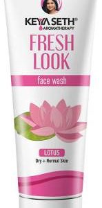 KEYA SETH AROMATHERAPY Fresh Look Lotus Gel Skin Whitening, Brightening, Dirt Removal, Deep Cleansing for Sensitive Dry & Acne Prone Skin, 100ml Face Wash??(100 ml)