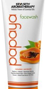 KEYA SETH AROMATHERAPY Papaya Brightening & Anti Blemish, Enzyme + B5, For Men/Women Face Wash(100 ml)