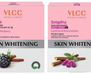 VLCC Snigdha Skin Whitening Premium Day & Night Cream Combo Pack of 2 (50gm X 2)(100 g)