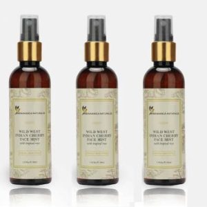 ANDAMANICA NATURALSS Wild Cherry Face Mist For Uneven Skin Tone for Natural Sulphates (Pack of 3) Men & Women??(300 ml)