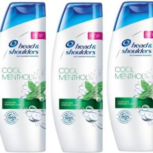 HEAD & SHOULDERS Anti Dandruff Cool Menthol Shampoo Each 340ml Pack Of 3??(1020 ml)