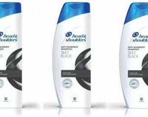 HEAD & SHOULDERS anti dandruff silky black shampoo 3 pc(1020 ml)