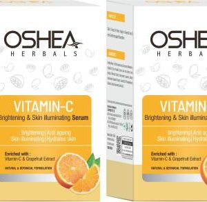 OSHEA Vitamin C Brightening & Skin Illuminating Serum | 30 ml (pack of 2)(30 ml)