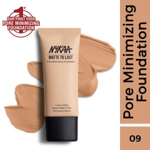 Nykaa Cosmetics Matte to Last Pore Minimizing Foundation - 09N Tan(30ml)