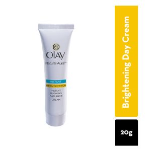 Olay Natural Aura Day Cream With SPF 15, Glowing Radiance Cream With Niacinamide, Vitamin Pro B5, E(20g)