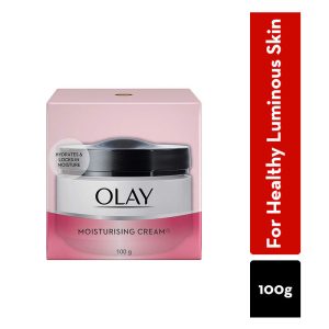 Olay Moisturising Cream, Light Weight & Non Greasy, Hydrates & Locks in Moisture(100g)