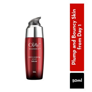 Olay Regenerist Micro Sculpting Serum For Plump & Bouncy Skin With Hyaluronic Acid & Niacinamide(50ml)