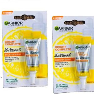 GARNIER Bright Complete 30x Vitamin C Booster Serum 7ml (Pack of 2)(14 ml)