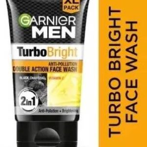GARNIER TURBO BRIGHT ANTIPOLLUTION DOUBLE ACTION FACEWASH 150 ML 1 PC Face Wash(150 g)