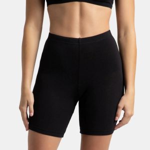 Jockey Pack of 2 High Coverage Super Combed Cotton Elastane Stretch Shorties With Concealed Waistband - Black & Classic Navy