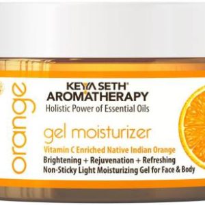 KEYA SETH AROMATHERAPY Orange Gel Moisturizer,Vitamin C Brightening, Refreshing, Non-Sticky Light(160g)