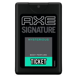 AXE SIGNATURE TICKET BODY PERFUME, MYSTERIOUS, 17ML