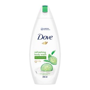Dove Refreshing Body Wash, With Cucumber & Green Tea Scent, 250ml