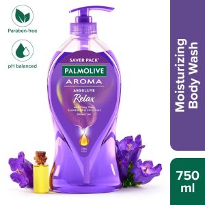Palmolive Iris & Ylang Ylang Essential Oil Aroma Absolute Relax, Moisturizing Body Wash