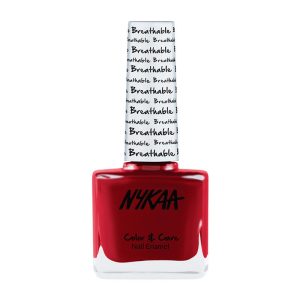 Nykaa Breathable Nail Enamel - Red Revive - 316(9ml)