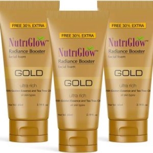 NutriGlow Gold Radiance Booster Foam (Pack of 3) Face Wash(195 ml)