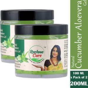 Rachna Care Natural Cucumber Aloevera All Skin Types Gel (100ml x 2)(200 ml)