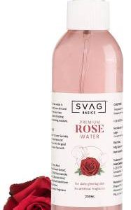 SVAG BASICS Rose Water For Daily Cleanses, Brightens & Glowing Skin Suitable for Men & Women??(200 ml)