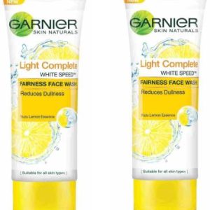 GARNIER SKIN NATURALS BRIGHT COMPLETE BRIGHTENING FACE WASH WITH LEMON (2*100g Face Wash(200 g)
