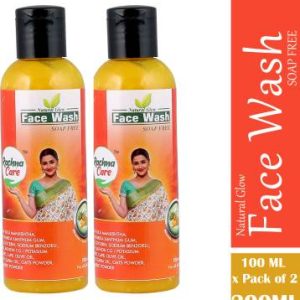 Rachna Care Wrinkles Preventive, Deep Cleansing, Refreshing, Spot Removal, Radiance & Glow Skin Brightening, All Skin Types (100ml x 2) Face Wash(200 ml)