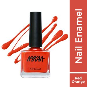 Nykaa Nail Enamel Polish - Fiery Tulip 144(9ml)