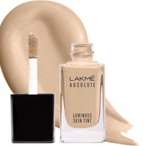 Lakme Absolute Luminous Skin Tint Foundation(C 100 Cool lvory, 23 ml)
