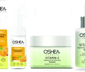 OSHEA Vitamin C Foaming Face wash Vitamin Cream & C Serum Combo Pack 230 gm(230 g)