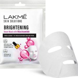 Lakme Skin Solutions Sheet Mask Brightening with Niacinamide(25 ml)
