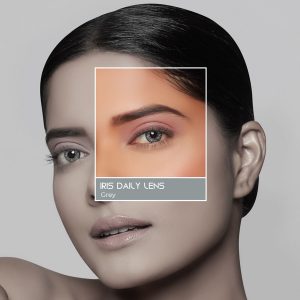 IRIS Premium Contact Lenses - Grey(1 Pair)