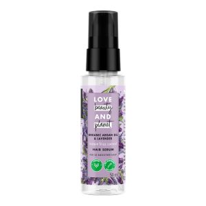 Love Beauty And Planet Organic Argan Oil & Lavender Paraben-Free|| Instant Frizz Control Serum|| No Dyes|| No Mineral Oil 50ml