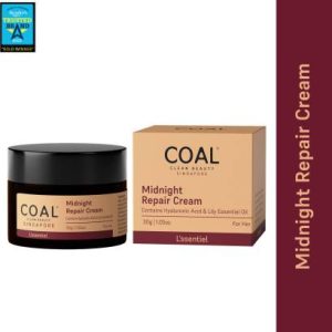 COAL CLEAN BEAUTY Midnight Repair Cream for Women|Makes Skin Plump,Smooth & Refined|VitaminB5??(30 g)