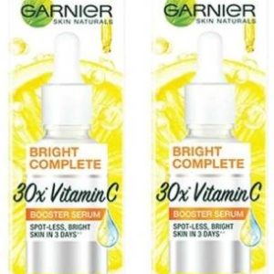 GARNIER Skin Naturals, Face Serum,Bright Complete Vitamin C Booster, 15 ml (PACK OF 2)(30 ml)
