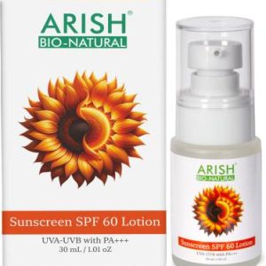 ARISH BIO-NATURAL Sunscreen - SPF 60 PA+++ Sunscreen SPF 60 Lotion(30 ml)