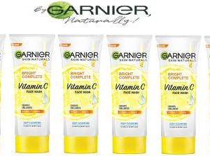 GARNIER Bright Complete Vitamin C Facewash Clears Dullness Vitamin C + Lemon-50g (PACK OF 6) Face Wash(300 g)