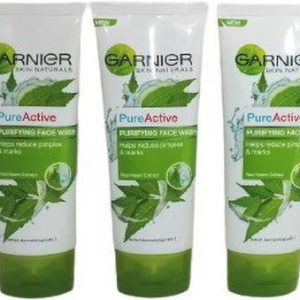 GARNIER PURE ACTIVE PURIFYING NEEM FACE WASH (PACK OF 3) Face Wash(300 g)
