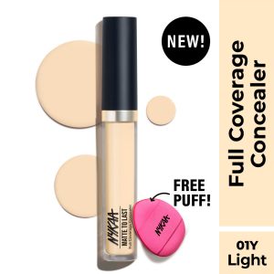 Nykaa Matte To Last Full Coverage Liquid Concealer - 01Y Light(4.5g)