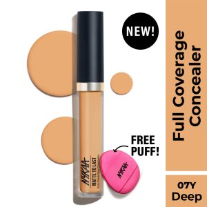 Nykaa Matte To Last Full Coverage Liquid Concealer - 07N Medium(4.5g)