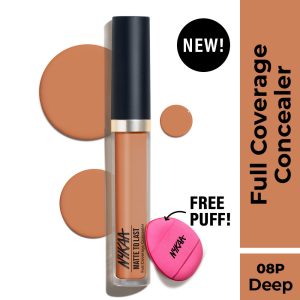 Nykaa Matte To Last Full Coverage Liquid Concealer - 08Y Tan(4.5g)