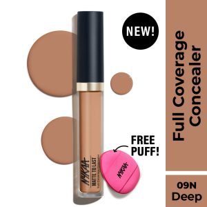 Nykaa Matte To Last Full Coverage Liquid Concealer - 09P Tan(4.5g)