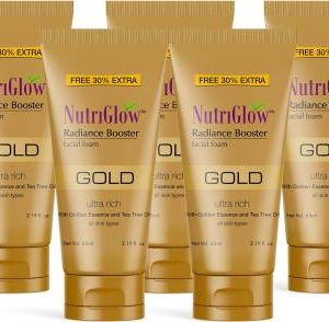 NutriGlow Gold Radiance Booster Foam (Pack of 5) Face Wash(325)