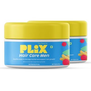 PLIX Men?s Daily Hair Care Supplement with Ashwagandha For Hair Fall