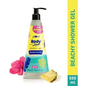 Plum BodyLovin' Hawaiian Rumba Shower Gel - Fresh Beachy SLS-Free Body Wash(500ml)