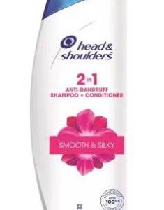 Head and Shoulders (2 in 1 Dandruff And Conditioner) smooth & silky Shampoo 340ml pack/ 1(340 ml)