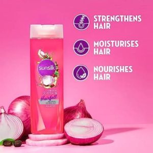 SUNSILK ONION&JOJOBA OIL SHAMPOO (370)ml X 2??(740 ml)