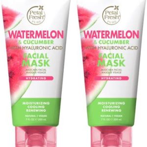 Petal Fresh Hydrating Watermelon & Cucumber Facial Mask Combo | No SLS, Paraben & Silicones??(400 ml)