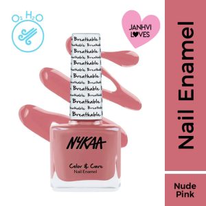 Nykaa Breathable Nail Enamel - Easy Nude - 320(9ml)
